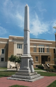 The Confederate memorial in downtown Lenoir was erected in May 1910, though originally it sat at the middle of the intersection of Main Street and West Avenue. It was paid for by the local chapter of the United Daughters of the Confederacy.